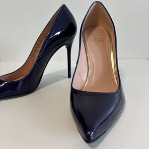 Stuart Weitzman Dark Blue Patent leather Heels